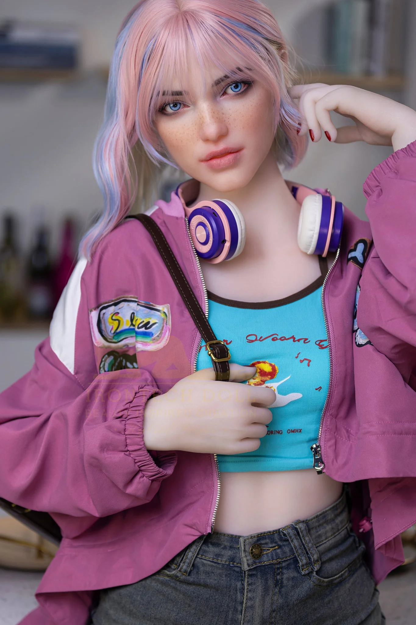 Heidi 162cm(5ft3) A-Cup  Hybrid Silicone Head + TPE Body hybrid sex doll- Irontech Doll®
