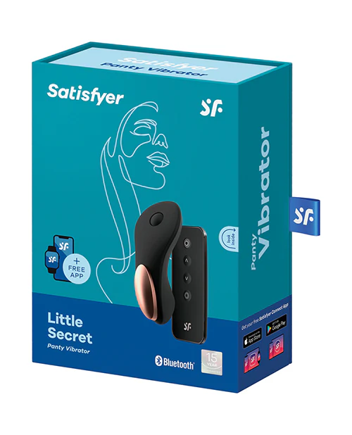 Satisfyer Little Secret Panty Vibrator - Black - Image 3