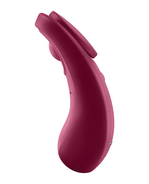 Satisfyer Sexy Secret Panty Vibrator - Red Wine - Image 3