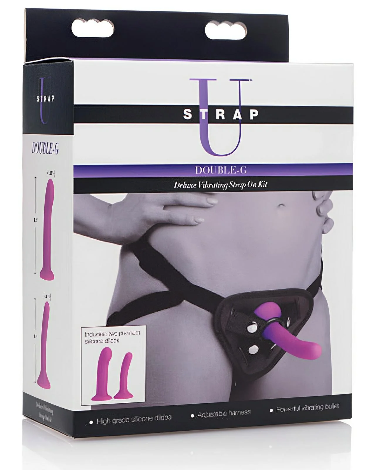 Strap U Double G Deluxe Vibrating Strap-on Kit