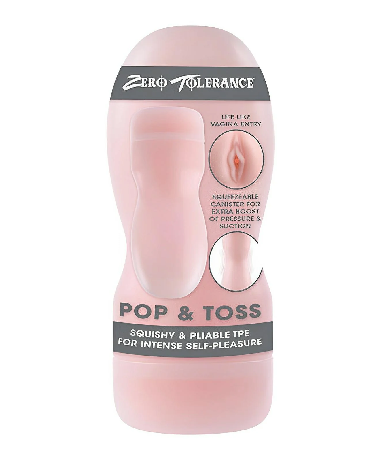 Zero Tolerance Pop & Toss Stroker - Light